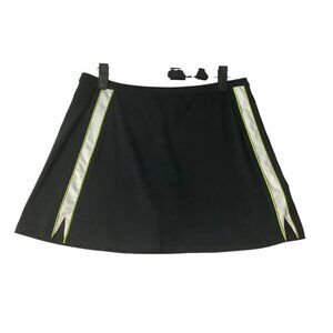 Bollé‎ Black Tennis Golf Skort Neon Accents Women Size Medium Pickleball